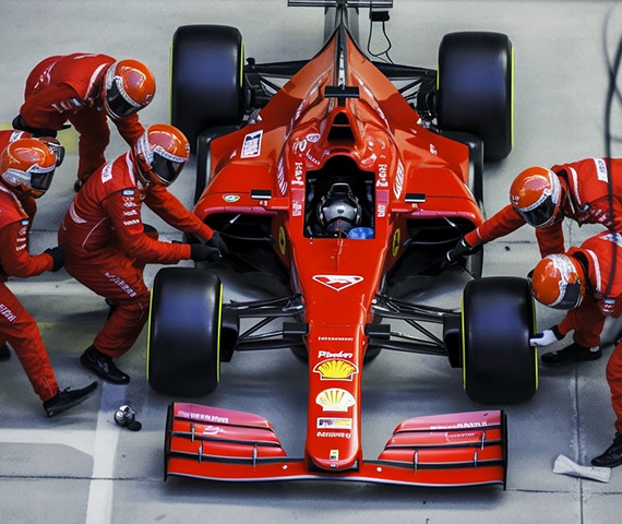 Professional man holding a cup